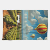 Linge De Cuisine Vignobles de campagne Personnaliser Modifier le te (Horizontal)