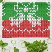 Linge De Cuisine Vilain pull motif sonnettes Joyeux fils Xmas (Plié)