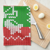 Linge De Cuisine Vilain pull motif sonnettes Joyeux fils Xmas (Quart Plié)