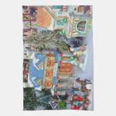 Linge De Cuisine Village de Noël miniature (Vertical)