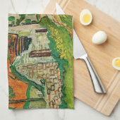 Linge De Cuisine Village Street par Vincent van Gogh (Quart Plié)