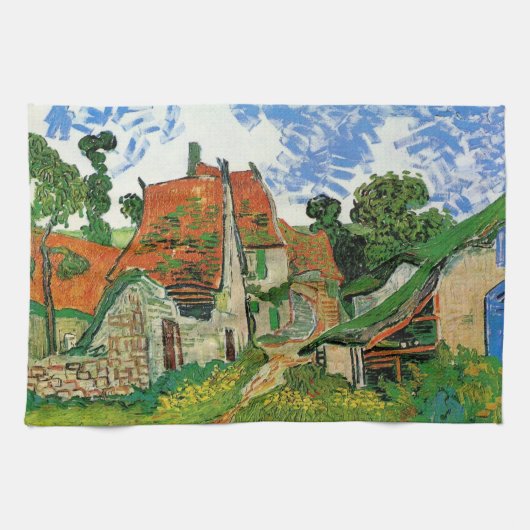 Linge De Cuisine Village Street par Vincent van Gogh (Horizontal)
