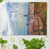 Linge De Cuisine Ville de Barcelone (Plié)