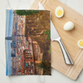 Linge De Cuisine Ville de Barcelone (Quart Plié)