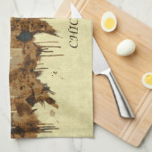 Linge De Cuisine Ville de Chicago Illinois (Quart Plié)