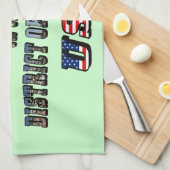 Linge De Cuisine Ville de Washington dans le district de Columbia U (Quart Plié)