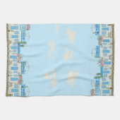 Linge De Cuisine Ville grecque (Horizontal)