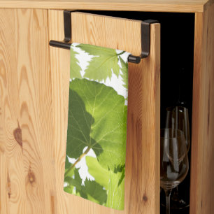 Linge De Cuisine Vin de raisin vert Vin Feuille