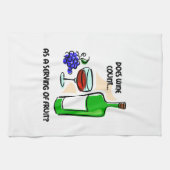 Linge De Cuisine vin drôle (Horizontal)