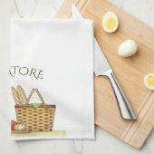 Linge De Cuisine Vin et pain de table toscan personnalisés (Quart Plié)