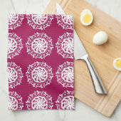 Linge De Cuisine Vin Mandala (Quart Plié)