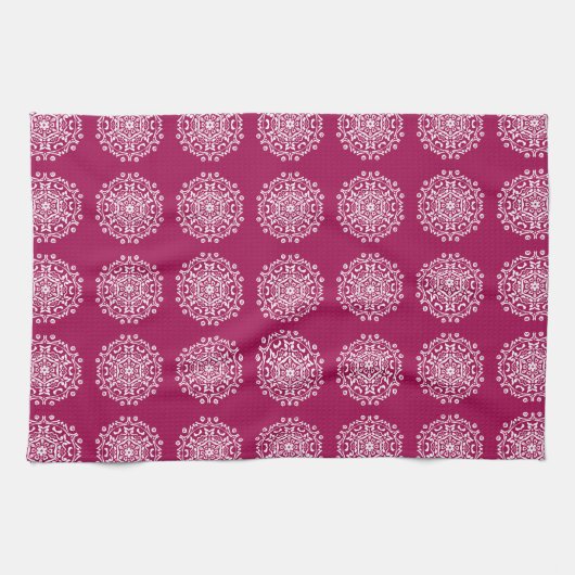 Linge De Cuisine Vin Mandala (Horizontal)
