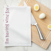 Linge De Cuisine Vin pour le dîner (Quart Plié)