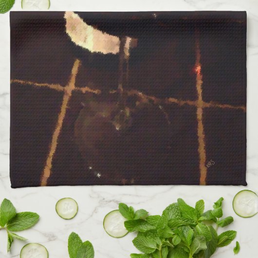 Linge De Cuisine Vin rouge (Plié)