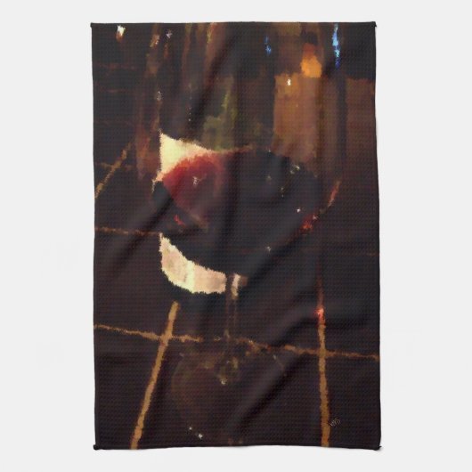 Linge De Cuisine Vin rouge (Vertical)