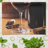 Linge De Cuisine Vin rouge (Plié)