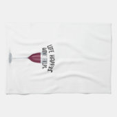 Linge De Cuisine Vin rouge avec devis (Horizontal)