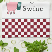 Linge De Cuisine Vin rouge et porcs (Plié)