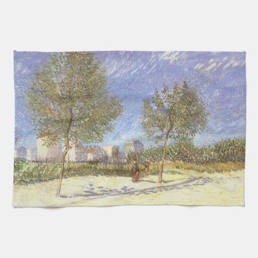 Linge De Cuisine Vincent van Gogh - À la périphérie de Paris (Horizontal)