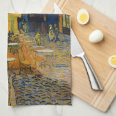 Linge De Cuisine Vincent van Gogh - Café Terrasse en soirée (Quart Plié)