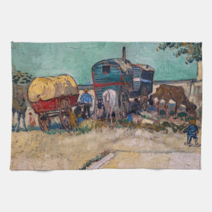 Linge De Cuisine Vincent van Gogh - Caravanes, campement de gitans