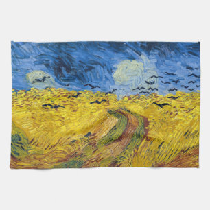Linge De Cuisine Vincent van Gogh - Champ de blé aux corbeaux