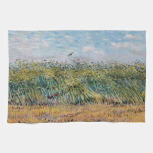 Linge De Cuisine Vincent van Gogh - Champ de blé avec une alouette