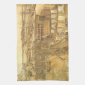 Linge De Cuisine Vincent van Gogh - Chantier de charpentier et buan (Vertical)