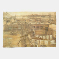 Vincent van Gogh - Cour de charpentier et buanderi