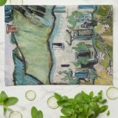 Linge De Cuisine Vincent van Gogh - Ferme à deux chiffres (Plié)