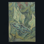 Linge De Cuisine Vincent van Gogh - Grand Moth Peacock<br><div class="desc">Great Peacock Moth (1889) de Vincent van Gogh est une peinture naturelle de post impressionnisme-nature vintage de beaux-arts. Un insecte, l'Empereur Moth, dans un jardin de printemps avec des fleurs de Calla Lily et d'autres plantes. Van Gogh l'a appelé une "teigne de mort" et a peint un crâne à l'arrière...</div>