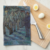 Linge De Cuisine Vincent van Gogh - La cour de la prison (Quart Plié)