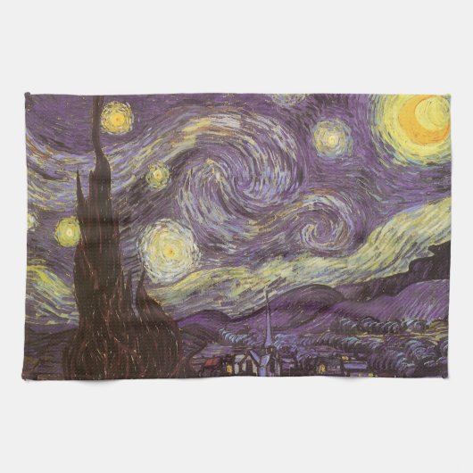 Linge De Cuisine Vincent van Gogh - La Nuit étoilée (Horizontal)