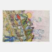 Linge De Cuisine Vincent van Gogh - Maisons et figure (Horizontal)