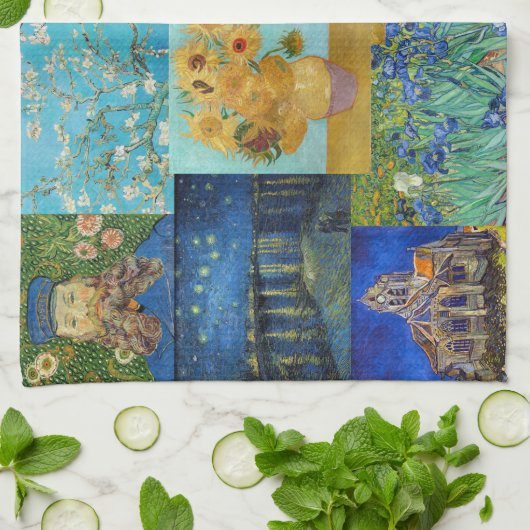Linge De Cuisine Vincent Van Gogh - Masterpieces Patchwork (Plié)