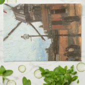 Linge De Cuisine Vincent van Gogh - Moulin de la Galette, Windmill (Plié)