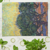 Linge De Cuisine Vincent Van Gogh Oliveraie Impressionnisme Art (Plié)