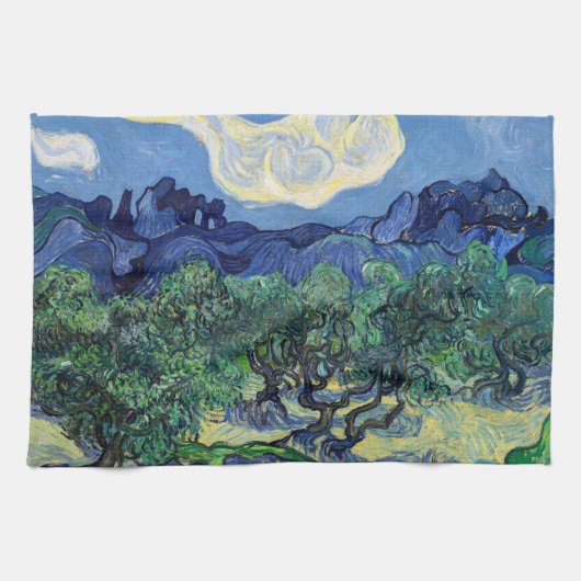 Linge De Cuisine Vincent van Gogh - Oliviers aux Alpilles (Horizontal)