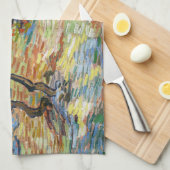 Linge De Cuisine Vincent van Gogh - Oliviers : Ciel bleu vif (Quart Plié)