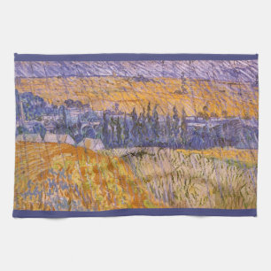 Linge De Cuisine Vincent van Gogh - Paysage à Auvers dans la pluie