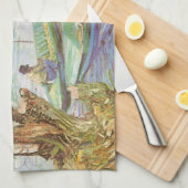 Linge De Cuisine Vincent van Gogh Pêche au printemps, Pont de Clich (Quart Plié)