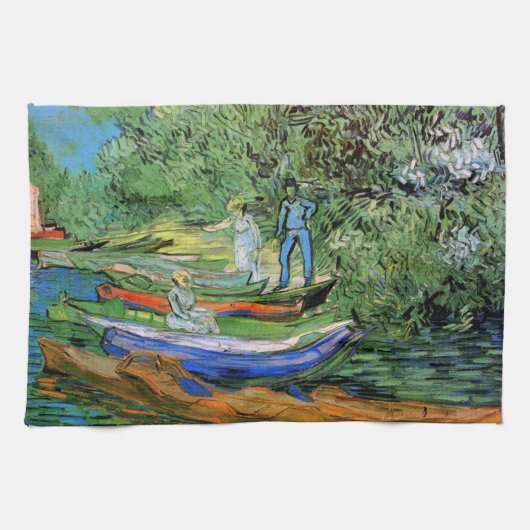 Linge De Cuisine Vincent van Gogh - Rive de l'Oise à Auvers (Horizontal)