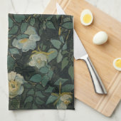 Linge De Cuisine Vincent van Gogh - Roses sauvages (Quart Plié)