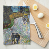 Linge De Cuisine Vincent van Gogh - Route avec Cypress et Star (Quart Plié)