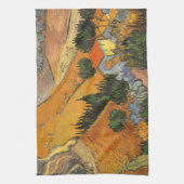 Linge De Cuisine Vincent van Gogh - Vallée avec Plowman (Vertical)