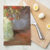 Linge De Cuisine Vincent van Gogh Vase à vie morte avec des pavots  (Quart Plié)