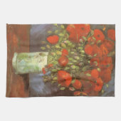 Linge De Cuisine Vincent van Gogh Vase à vie morte avec des pavots  (Horizontal)