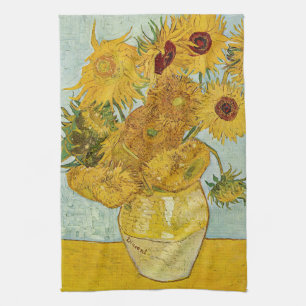 Linge De Cuisine Vincent Van Gogh - Vase avec douze tournesols