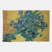 Linge De Cuisine Vincent van Gogh - Vase avec iris Fond jaune (Horizontal)