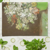 Linge De Cuisine Vincent van Gogh - Vase avec Zinnias et Fleurs (Plié)